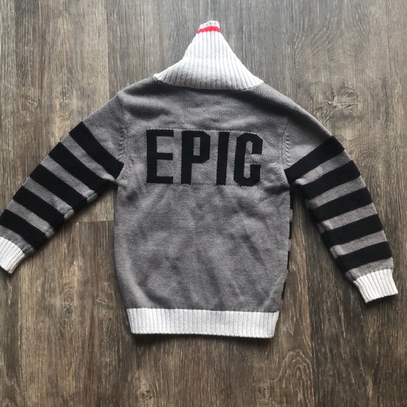 Boys PL Kids High Neck Knit Sweater Sz 2/3 - Picture 4 of 4